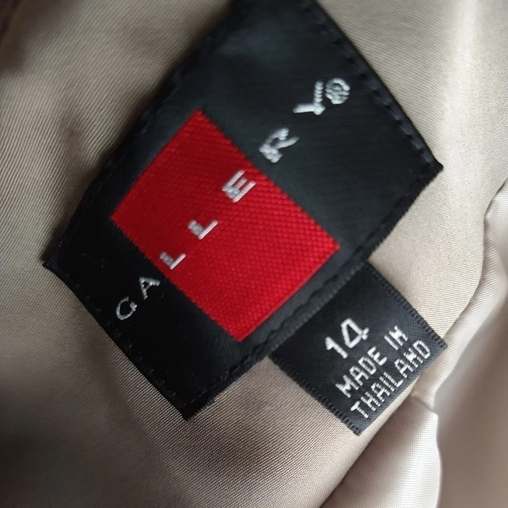 Gallery Hooded Trench Coat EUC - Picture 12 of 16